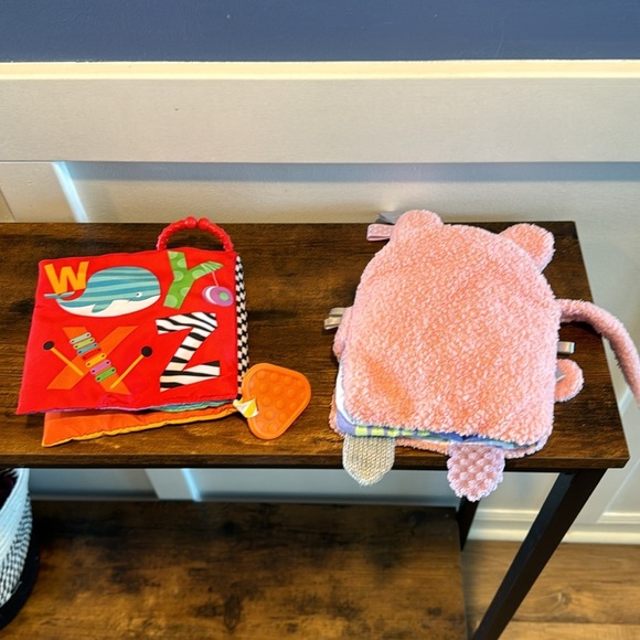 2 Infant Toys my first ABC book make believe ideas sensory snuggable bunny book - Picture 4 of 5